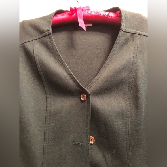 Vintage Dark Green Tunic Vest from Deere Park - Picture 2 of 7